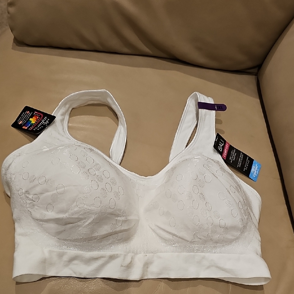Bali White Lace Comfort Bra